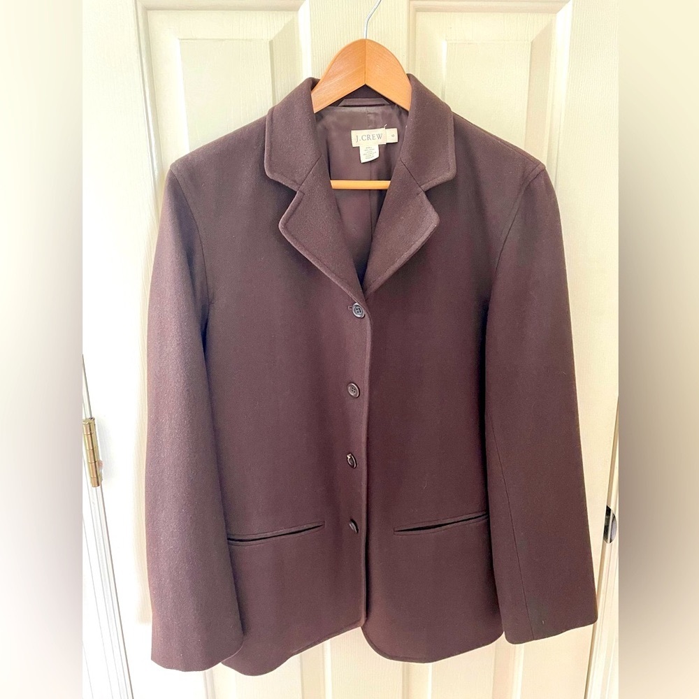 J Crew classic wool blazer, vintage & fully lined. Size 6